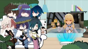 Genshin impact characters react to Lumine l part 8/?? l angst l f!Mc l