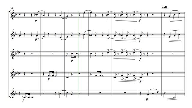 Maurer Suite No1 - brass quintet