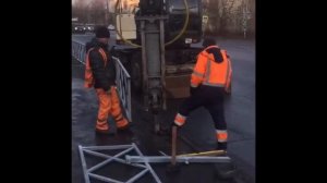 Монтаж перильного ограждения.