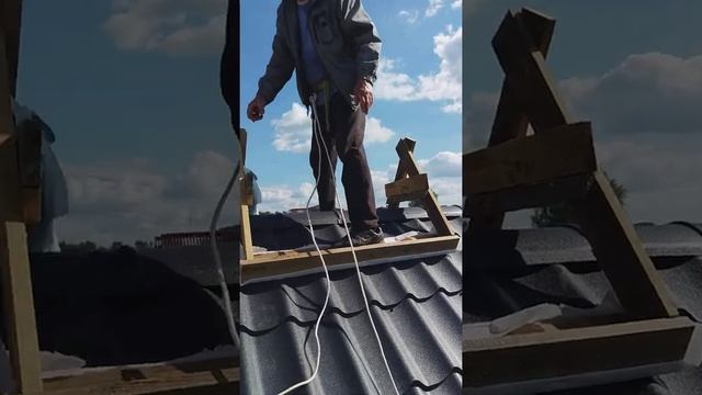 Монтаж конька на металлочерепицу. смотреть онлайн