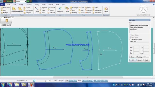 EASY HOOD & COLLAR PATTERN MAKING AT GERBER смотреть онлайн