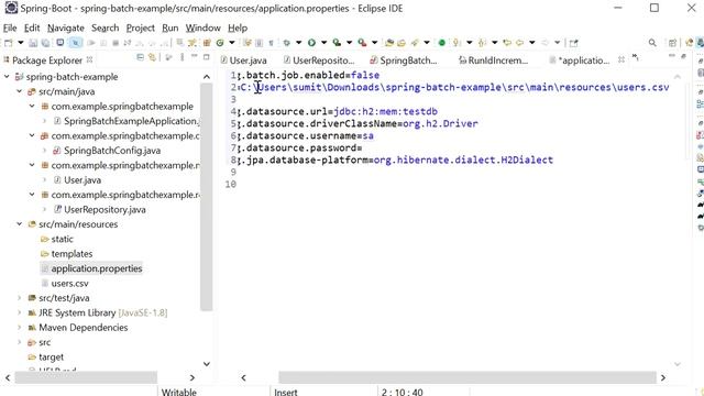 Spring Batch With Spring Boot смотреть онлайн