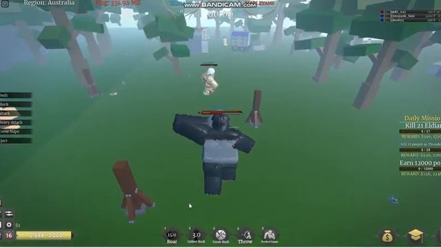 Life Of A Beast Titan Player I Roblox Titan Warfare смотреть онлайн