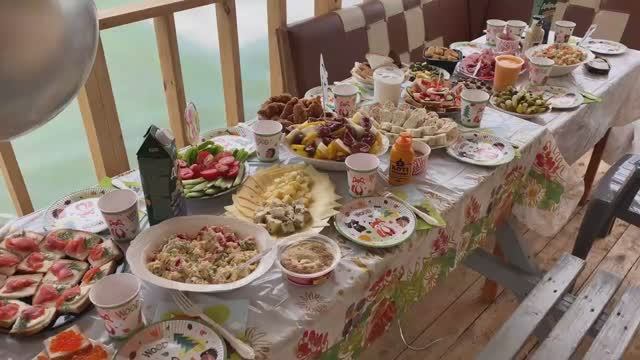 Праздничный стол на день рождения дочки ? смотреть онлайн