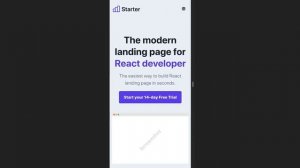 Next JS Landing Page Template built with React TypeScript and styled with Tailwind CSS