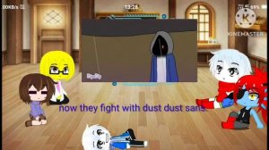 UNDERTALE REACT TO LASTBREATH VS DUST & DUSTDUST VS LASTBREATH VS MURDER Phase 2