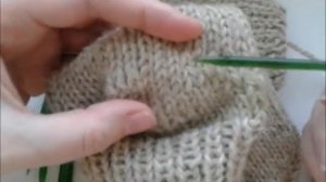 Носки спицами (пятка бумеранг)