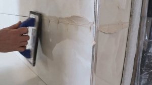 Как сделать дверной откос из плитки и чем затереть Часть 4.