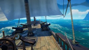 Sea of Thieves (Море Воров) - продолжаем правильную тактику - бой кораблей - отбираем сокровища