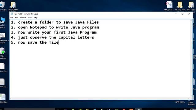 Core JAVA Tutorial for Beginners -Part 2  Running First Java Program
