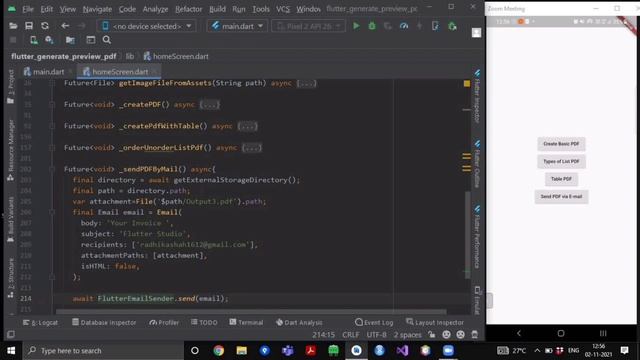 How to Send Email in Flutter | How to Send Email Attachments | Flutter Emails | @flutterstudio