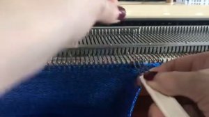 Носки на однофонтурной машине без сшивания