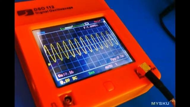 Портативный осциллограф с цветным тачскрин экраном DSO 112 | #Обзор