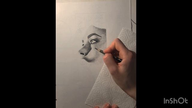 Рисунок девушки простым карандашом
