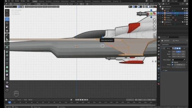 Как сделать космический корабль??! | Blender 3D Timelaps