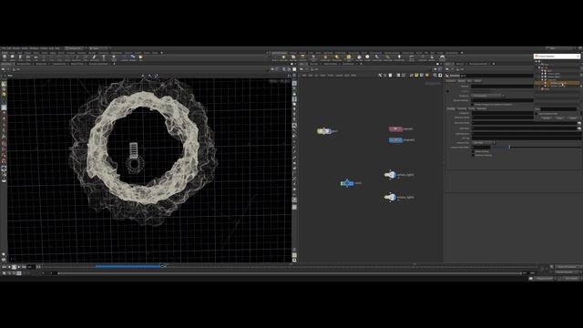 Particles in Houdini, Glowing Swirl. Octane Render attributes. PART 1 смотреть онлайн