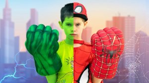 SUPERHERO kid in REAL LIFE. (Parody)