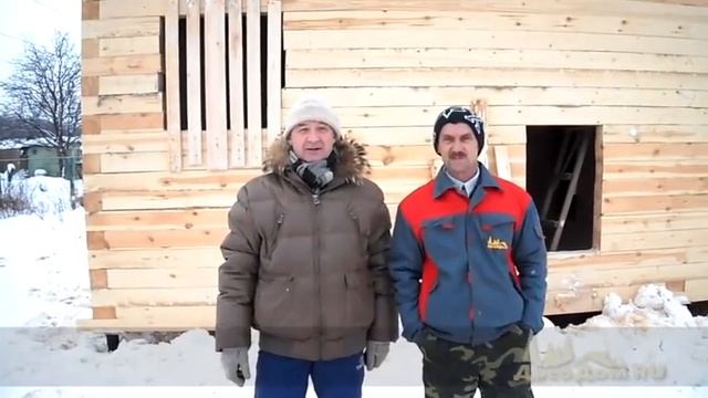 Дом из бруса - бригада Бориса Васильевича. смотреть онлайн