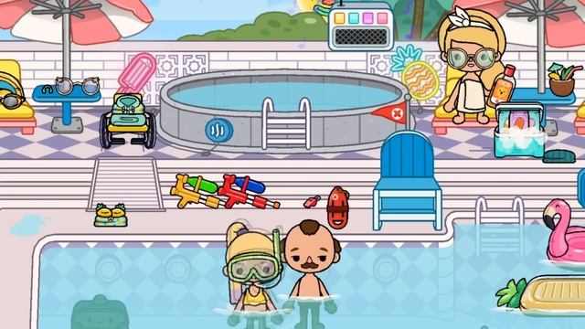Я ЗАБЕРЕМЕНЕЛА в БАССЕЙНЕ от ВОДЫ!!! История в Тока Бока! Toca Boca Life Story