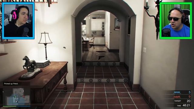 DEATHMATCH KOD MICHAELA U KUCI ! Grand Theft Auto V - Deathmatch w/Cale смотреть онлайн