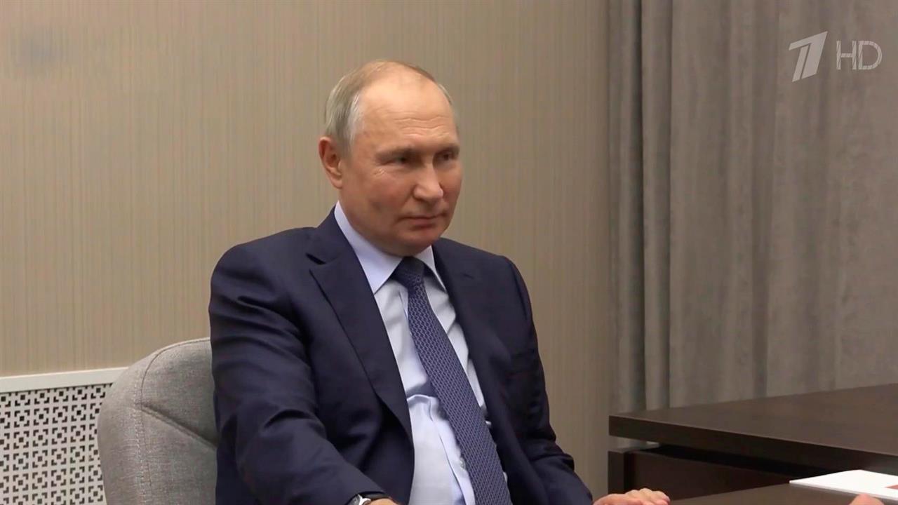 Владимир Путин провел встречу с губернатором Нижгородской области Глебом Никитиным