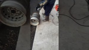 Печка под казан из дисков