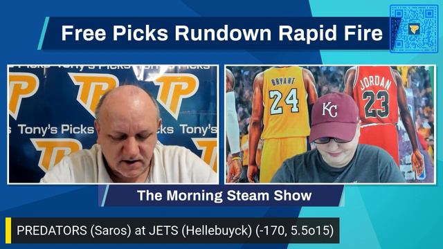 16 FREE NHL Picks and Predictions on Morning Steam Show for Today, Saturday 4/8/2023