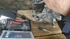 Восстановление резьбы с помощью набора Yato