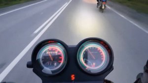 Мопед альфа против 200сс, гонки