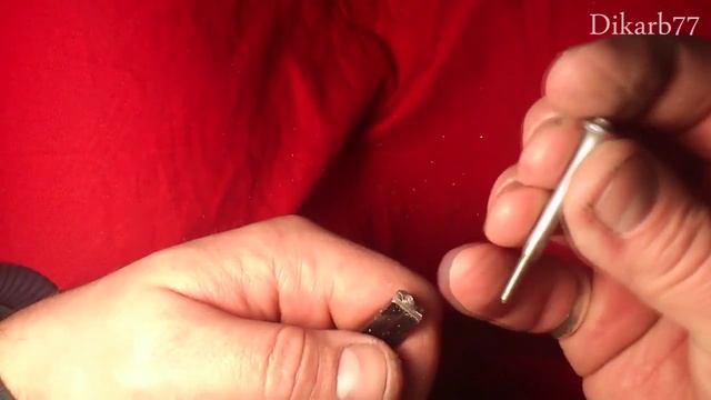 Ремонт обуви. Удаление стержня от набойки. смотреть онлайн