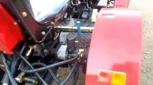 Минитрактор Rossel XT 184D круговой обзор.