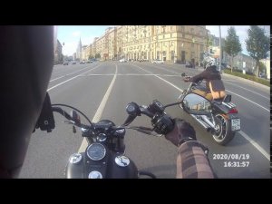 Сказ о том, как со светофора Dyna делает V - Rod