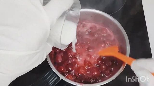 Вишневый конфитюр. Начинка для капкейков