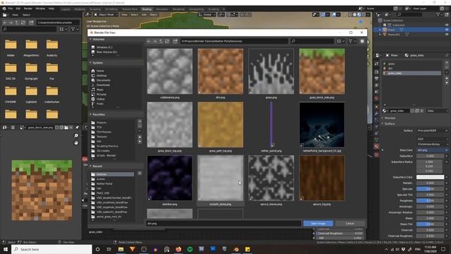 How to create Minecraft landscapes in Blender смотреть онлайн