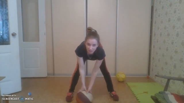 ОРУ с мячом смотреть онлайн