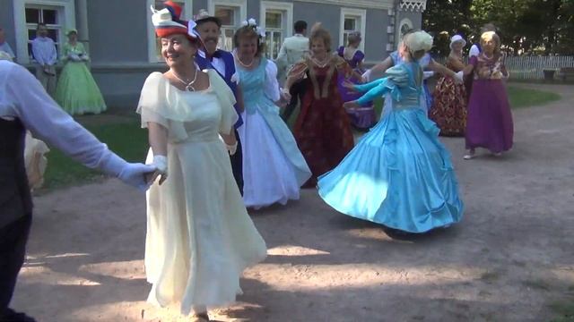 "Русский танец"  на балу "Именины Петра Чайковского" 12-07-2021 Музей П.И.Чайковского  Клин
