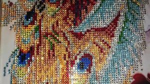 Алмазная Вышивка (diamond painting) 3D/5D Kristal "Diamant" Картина "Павлины"
