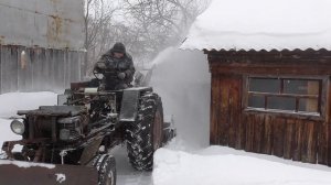 Самодельный снегоуборщик