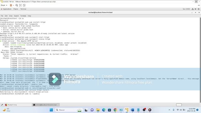 Installing apache operating system linux centos смотреть онлайн