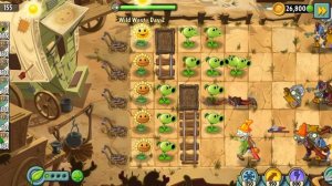 вагонетки и сиамский горохострел#зомби против растений 2 (часть 8)