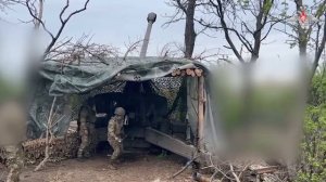 Боевая работа расчета «Мста-Б»