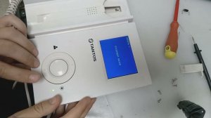 ремонт монитора видеодомофона tantos tdp-35n не включается, простой ремонт блока питания.