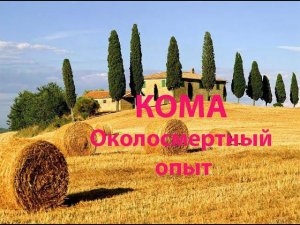 Кома часть 1 Околосмертный опыт Сары