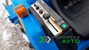 Мини-трактор 4WD с плавающим режимом, автогоризонтом и горизонтальным наклоном фрезы "PROGRESS-AVTO