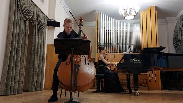 Екатерина Белых, речетатив для контрабаса. Исп. Даусон Леопольд.