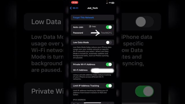 Display wifi password on iphone. Wifi hack? 📱📶 #iphonetips #TechTrends #techtips #hacks #updates