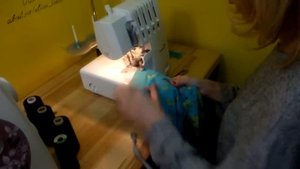 Как обработать срезы шифона