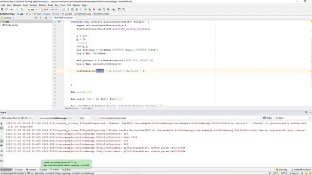 Kotlin Beginner | Kotlin | Training | Learn Kotlin By Making App |  Kotlin Named Argument
