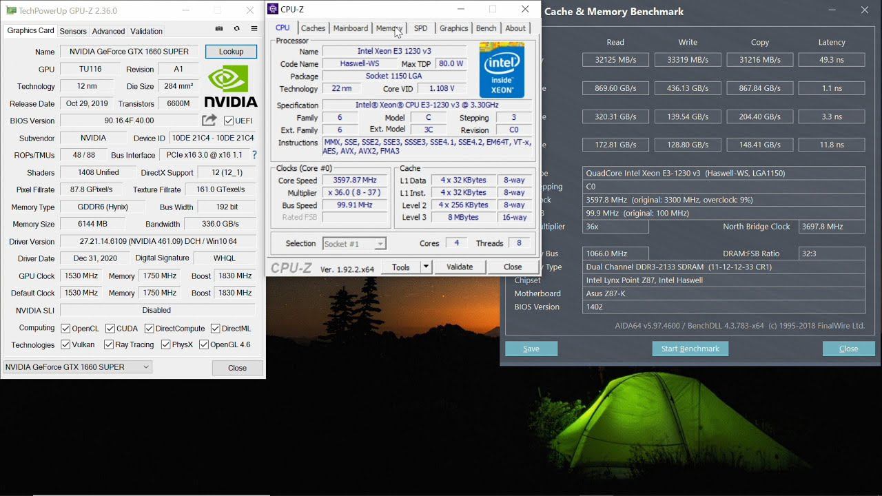 Xeon E3 1230 v3 + GTX 1660 Super Test in 10 games