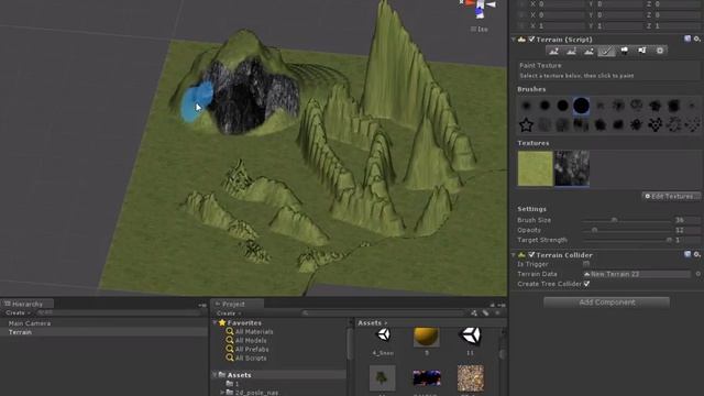 Unity3d Создание карты